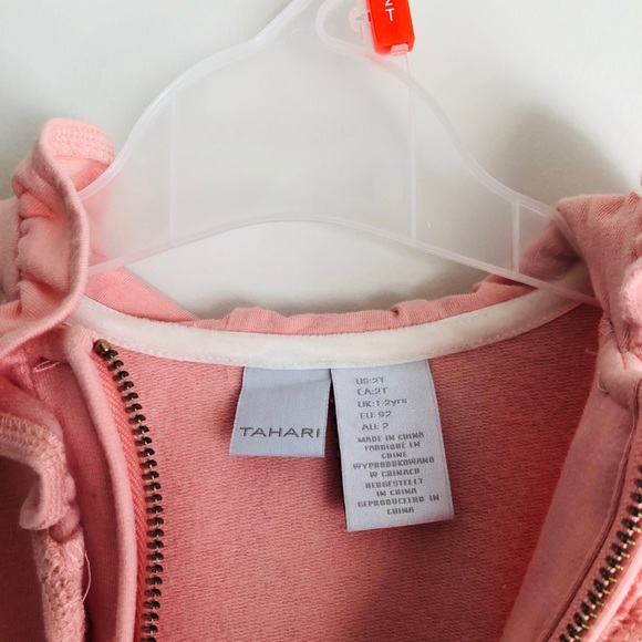 Pink Tahari Zip Up - Picture 3 of 3